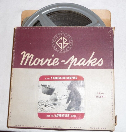 Silent 16mm film 350ft gb - silent,