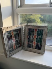 Pair of Vtg Rustic Woden Wall