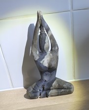 Volcano Agate Yoga Lady. Stunning, Healing Crystal, Meditation, Spiritual