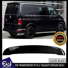 FOR VW TRANSPORTER T6 T6.1 REAR TAILGATE ROOF SPOILER WING SPORTLINE GLOSS 15+