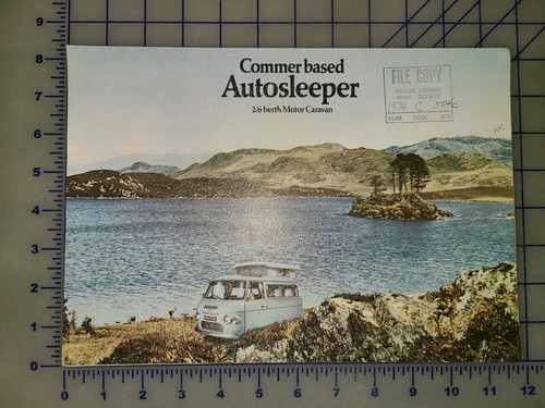 1973 commer autosleeper camper - commer,