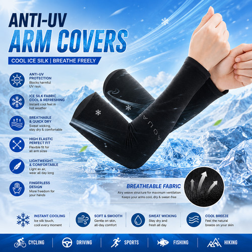 Pairs cooling arm sleeves - cooling,