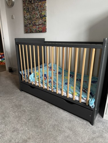 Tokyo cot bed with - with, drawer