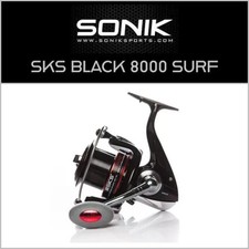 SONIK SKS BLACK SURF REEL 8000