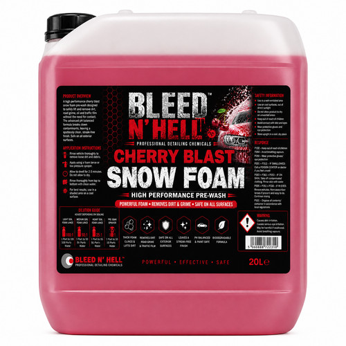 Cherry snow foam pre - snow,