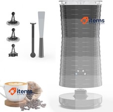 Morpilot Electric Milk Frother, Automatic Milk Frother, 4 in 1 240ml 400W, 400 W