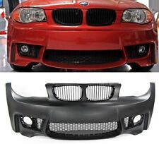 BMW 1 SERIES E81 E82 E87 E88 1M STYLE LOOK STYLE FRONT BUMPER DEEP & GRILLES UK.