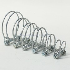 Double Wire Hose Clip Garden/Pond/Car/Water Suction/Koi Fish Pond Hose Clamp