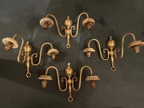 Set vintage brass style - set,