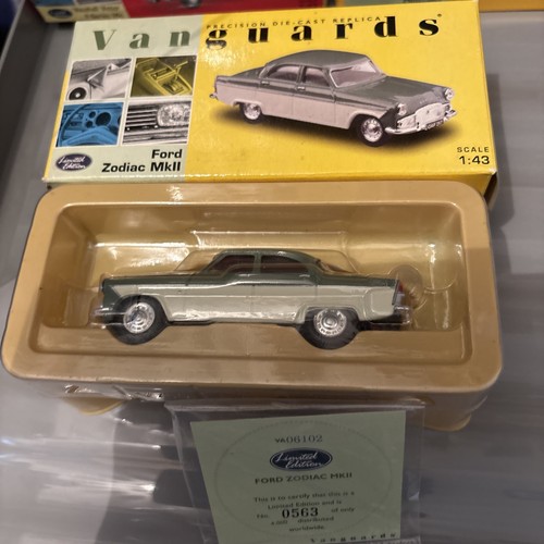 Vanguards rare ford zodiac - rare,