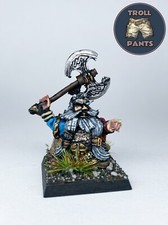 Warhammer - The Old World - Dwarf Thane with Axe - Metal