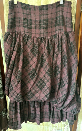 Myrine plum black plaid - plum, &