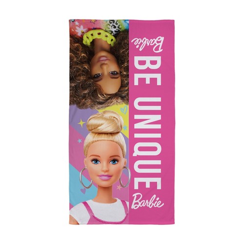 Barbie beach towel pink - barbie,