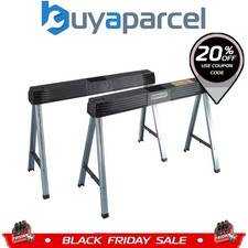 Stanley Folding Saw Horse Pair Twin Pack Max Load 340kg 1-97-475 STA197475