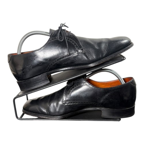 Men grenson black leather - men's,