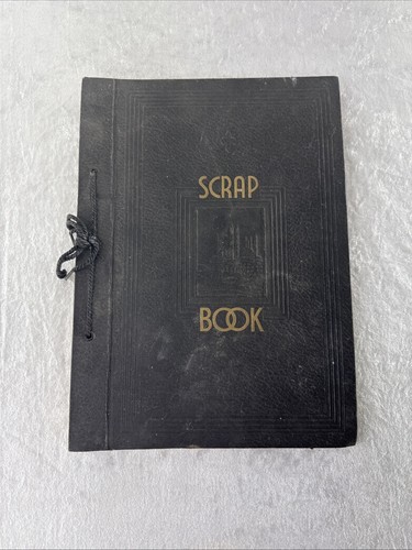 1937 scrap book antique - scrap,