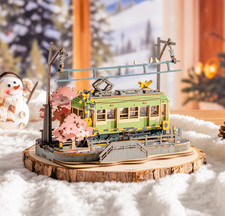 Rolife Sakura Journey Tram Car