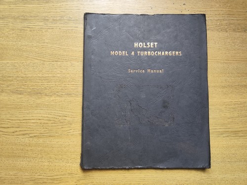 Holset model turbochargers - holset, 4