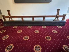 Vintage Brass & Iron Fender