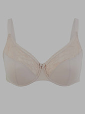 34F  EX STORES  ALMOND  FULL CUP UNDERWIRED BRA  NEW