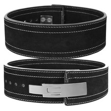 Weight Lifting Power Leather Lever Belt Gym Training Bodybuilding Belt Reduced