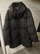 Ladies Zara Black Puffer Coat