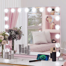 LED Hollywood Makeup Mirror Large Vanity Light Mirror with Dimmable LED Bulbs