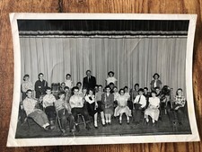 1950's REAL PHOTO Avondale Elementary School Canton Oh STUDENTS "The Band" #9