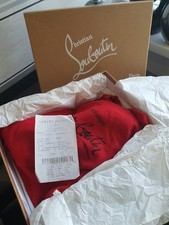 Louboutin Beige Python Leather