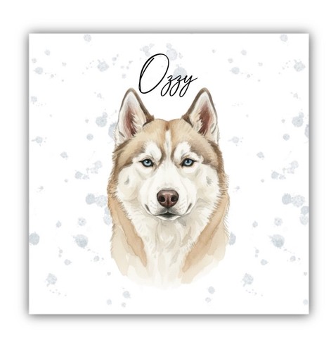Husky personalised fridge - personalised,
