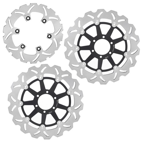 Front rear brake discs - front,