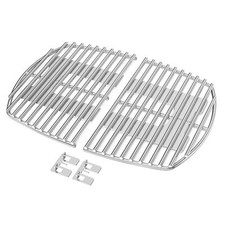 Stainless Steel Grill Rack Set Grill Replacement Grate for Weber Q1000 Q1200 Q1400 Gas Grill...