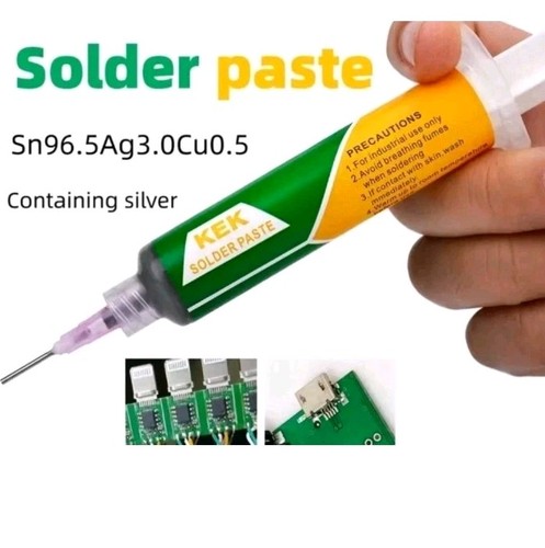 Silver solder syringe paste - syringe,