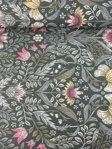 Forest floral 100 - 100%, cotton