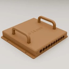 Fishing Bait 14mm boilie table with 2 handles for making boilies