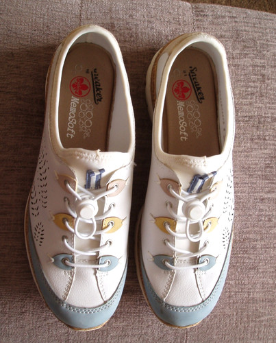 Rieker leather shoes sneakers - leather,