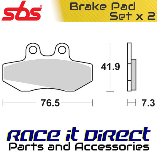 Brake pads for derbi senda - brake,