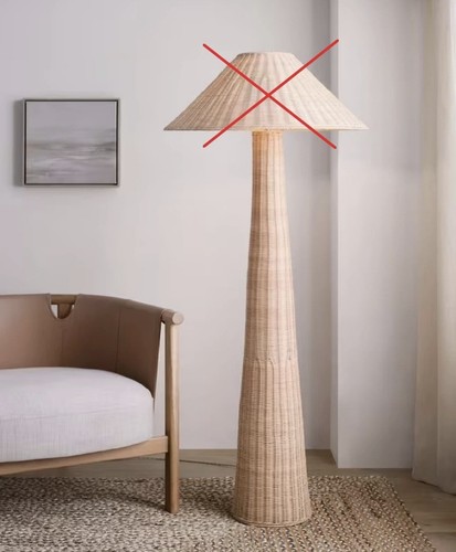 Rattan floor lamp john lewis - lamp,