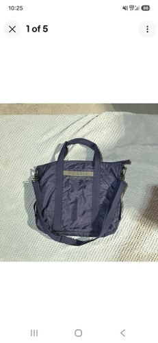 Navy blue fossil nylon - blue,