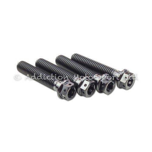 Black titanium front fork - titanium,