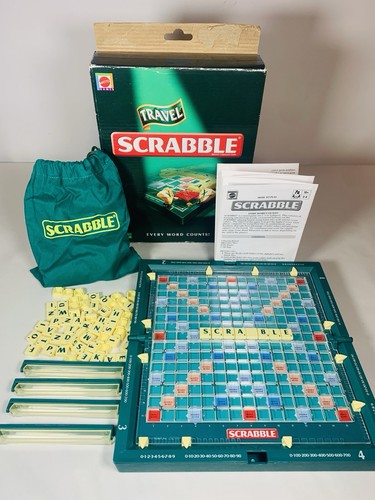 Travel scrabble mattel - scrabble,