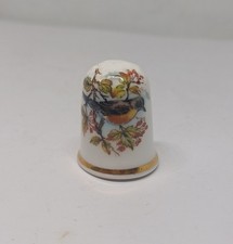 American Robin Thimble Lady Eleanor Bone China Collectable Birds