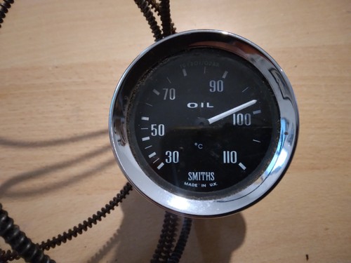 Vintage oil temperature - temperature, gauge