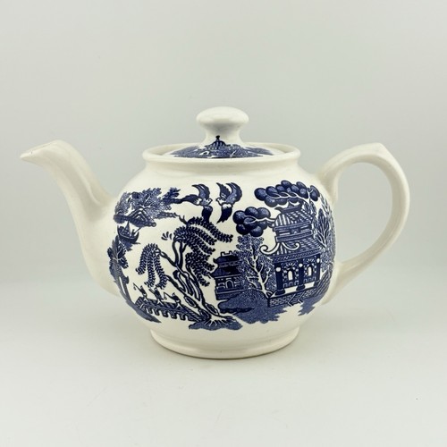 Vintage sadler blue willow - blue,