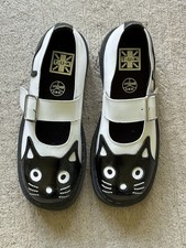 T.U.K Mary Jane Kitty Shoes UK 8 Brand New