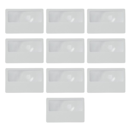 Credit card magnifier - 10,