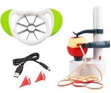Electric Potato Peeler + Apple