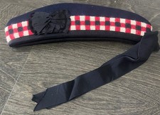 GENUINE BRITISH ARMY GLENGARRY NAVY BLUE SCOTTISH HIGHLANDS REGIMENT SIZE 59cm