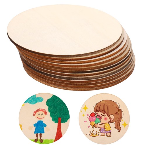 Pieces wood circles for - 12,