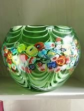 Large Vintage Art Glass Murano